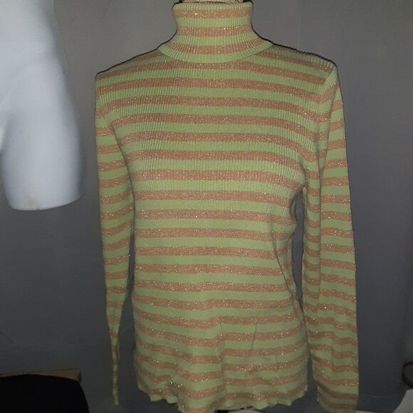 Moda International striped turtleneck - Picture 4 of 6